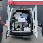 Une ambulance devenue le traineau du père Noël pour les enfants du CHU de Poitiers