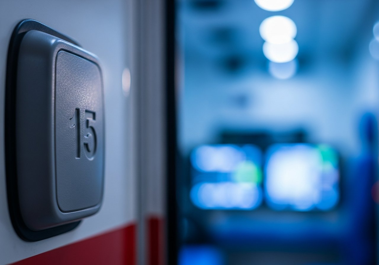 Une ambulance d'urgence disponible 24h/24 représente le lien vital entre le patient et les services hospitaliers.