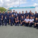 Les femmes et les hommes de VYV Ambulance engagés sur les évacuations sanitaires en Gironde.