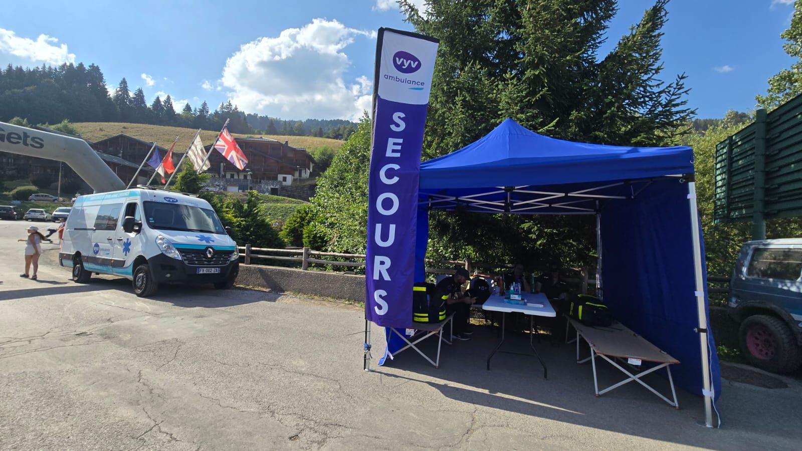 VYV Ambulance au Trial 4x4 de Morzine-Avoriaz