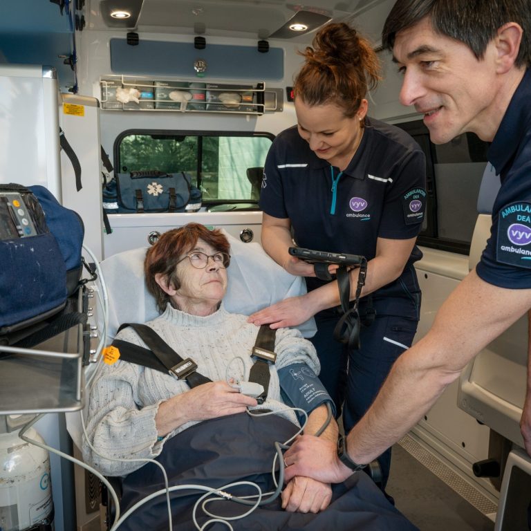Prises en charge médicale d'un patient en ambulance